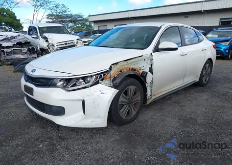 2017 Kia Optima Plug-In Hybrid Ex из США, поврежденный, VIN KNAGV4LD4H5007440